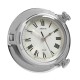 Chrome Bridge Clock, 18cm