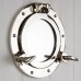 Aluminium Porthole Mirror, 15cm