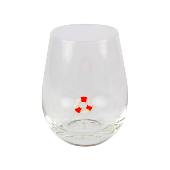 Tumbler with Miniature Glass Lifering
