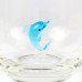 Tumbler with Miniature Glass Dolphin