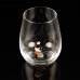Tumbler with Miniature Glass Puffin