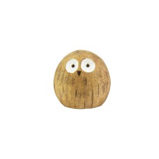 Round Driftwood Owl, 7cm