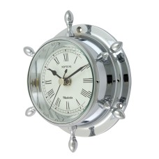 Chrome Neptune Clock