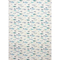 Shoaling Fish Tea Towel, 71x51cm