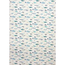 Shoaling Fish Tea Towel, 71x51cm