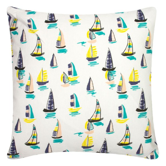 Sailing Boats Cushion, 40cm