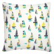 Sailing Boats Cushion, 40cm