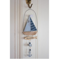 Sailboat Hanging Décor, fish, 36x12cm
