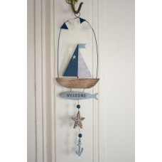 Sailboat Hanging Décor, starfish, 36x12cm