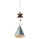 Sailboat Hanging Décor, 28x7cm