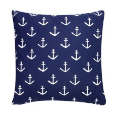 Anchors Cushion, navy, 40x40cm