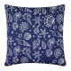 Seashells Cushion, navy 40x40cm