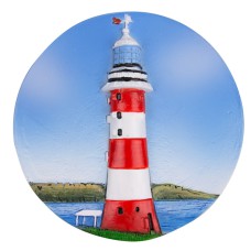 Smeaton's Tower Fridge Magnet, round, 6cm