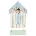 Beach Hut-Style Magnet, Blank, Mixed Colours, 12cm