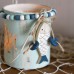 Metal Tealight Holder with Fish, 9cm