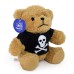 Sailor Bear with Black Pirate T-Shirt, 20cm