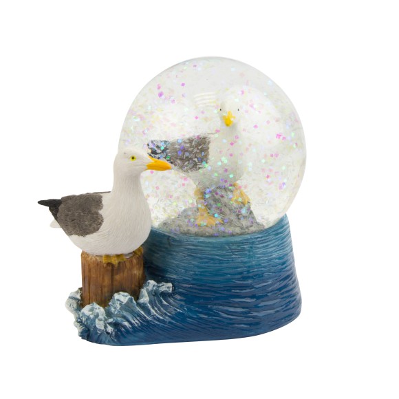 Snowglobe with Seagulls, 9cm