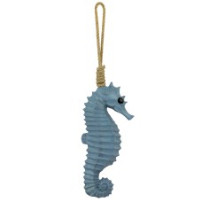 Seahorse, blue, 33cm