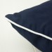 Cushion with Anchor Design, navy, 40cm