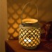 Rustic Metal Lantern, green, 12cm