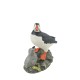 Puffin with Chick, 12cm