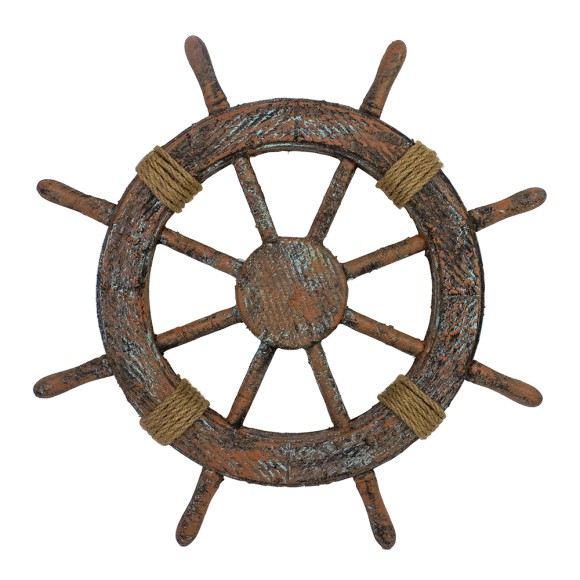 Rustic Ship's Wheel, 46cm