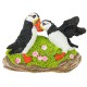 Puffins (2) Fridge Magnet, 9x6cm