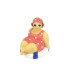 Fat Ladies Sitting on Rubber Ring, 2 assorted, 8cm