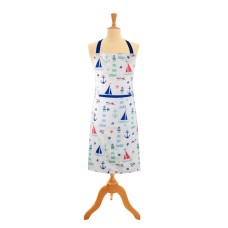 Nautical Apron with Pocket, 89x70cm