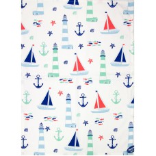 Nautical Tea Towel, 71x51cm