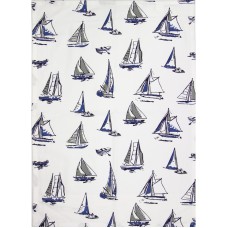 Boats Tea Towel, 71x51cm