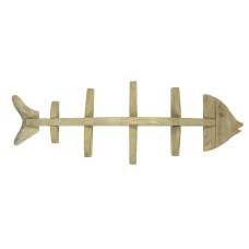 Wooden Fish Bones Shelf, 66cm