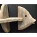 Wooden Fish Bones Shelf, 66cm