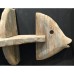 Wooden Fish Bones Shelf, 66cm