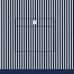 Lighthouse Apron, navy stripe/red, 68x87cm