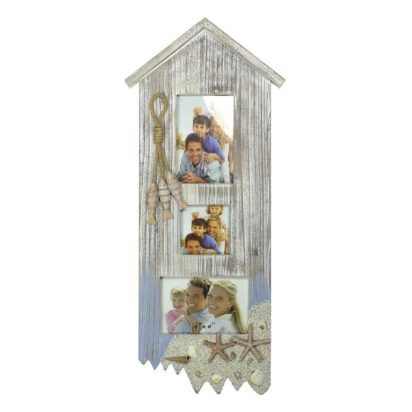 Wooden Beach Hut Photo Frame (3), 60cm