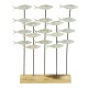 Shoal of Fish on Wooden Stand, green, 22x33cm