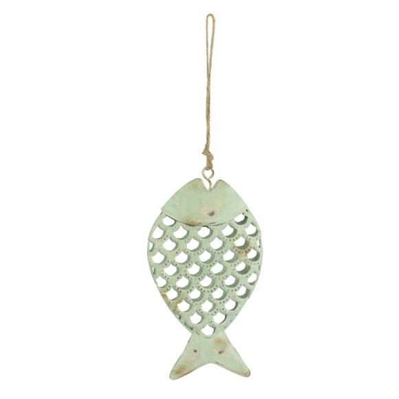 Metal Hanging Fish, 17cm