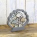 Coral/Fish in Shell Frame, grey, 18cm