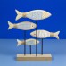 Shoal of Fish on Stand, 18cm