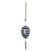 Striped Floats Hanging Décor, 18cm, 3 assorted
