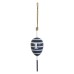 Striped Floats Hanging Décor, 18cm, 3 assorted