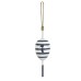 Striped Floats Hanging Décor, 18cm, 3 assorted