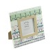 Photo Frame with Anchor/Shell/Fish, green, 15cm