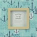 Photo Frame with Anchors, blue, 15cm
