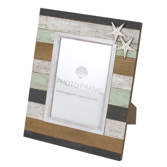 Wooden Plank-style Photo Frame, 27x23cm