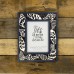 Photo Frame with Cutout Shells, navy, 27x22cm
