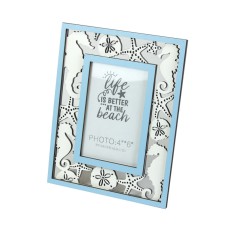 Photo Frame with Cutout Sealife, blue, 19x24cm