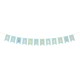 Wooden Beach Huts Bunting, 150cm