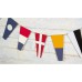 Wooden Code Flag Numbers Bunting, 130cm